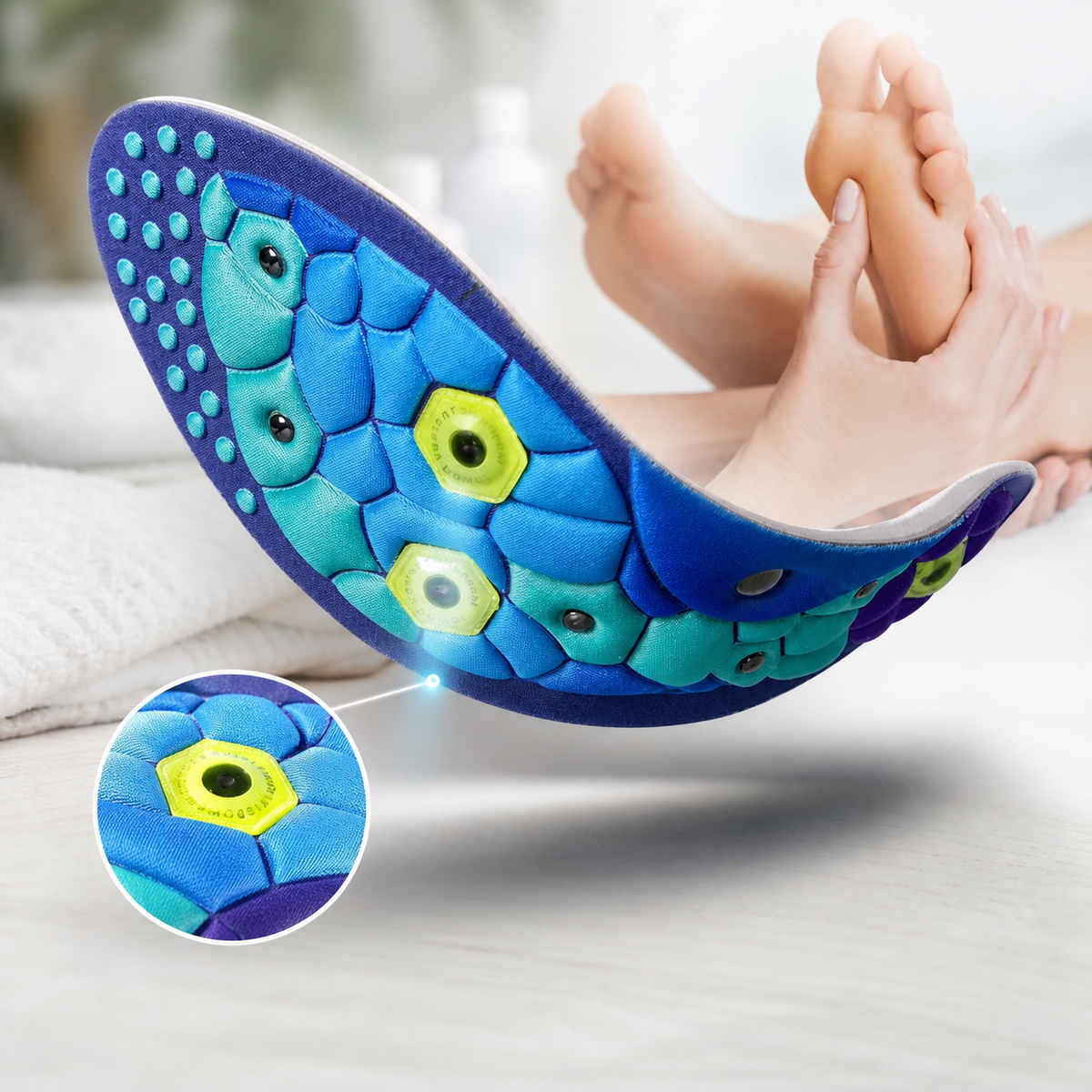 Solette Magnetiche | Solette per Alleviare il Dolore ai Piedi con Massaggio Efficace | Comfort Duraturo per Migliorare la Circolazione