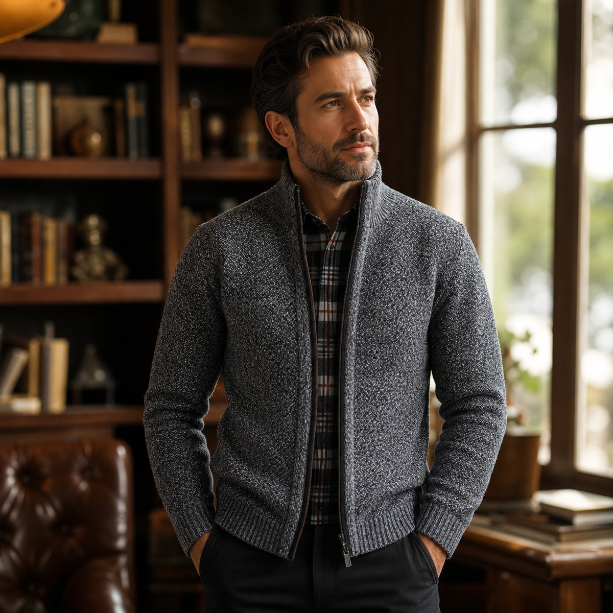 Marco | Caldo Cardigan Slim Fit Autunno Inverno