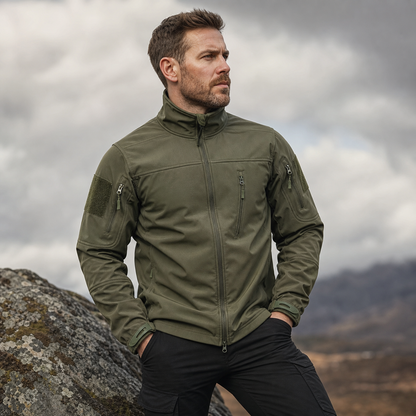 Liam | Impermeabile Antivento Tattico per Alpinismo e Escursionismo
