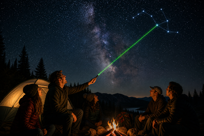 Puntatore Laser Potente | Ricaricabile a Lungo Raggio con Messa a Fuoco Regolabile | Ideale per Presentazioni e Osservazioni