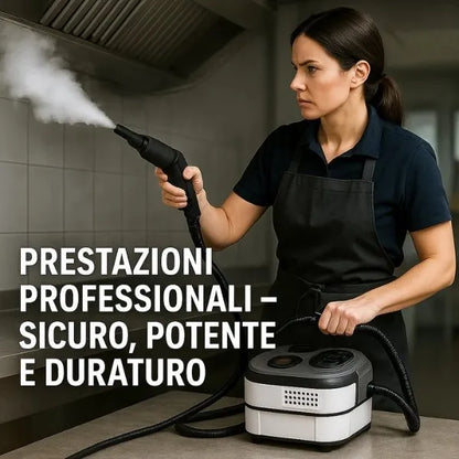 Portable Steam Cleaner | High-Pressure Cleaning Machine with Included Accessories | Ideal for Car and Kitchen