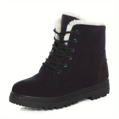 Monica | Damen-Stiefeletten mit Schnürung und weichem Futter - Wärme und sicherer Schritt