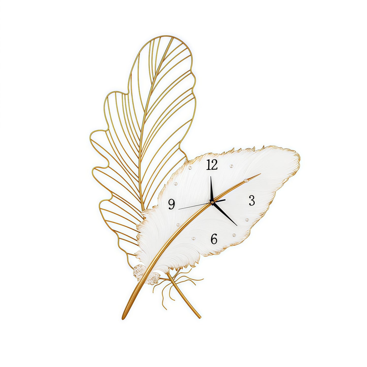 Elegant LED Resin Wall Clock