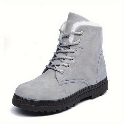 Monica | Damen-Stiefeletten mit Schnürung und weichem Futter - Wärme und sicherer Schritt
