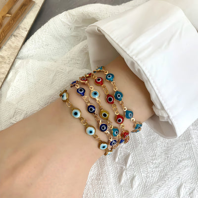 Bracciale Unisex Evil Eye Regolabile
