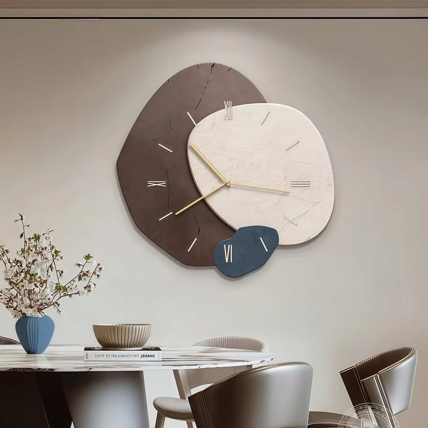 Orologio da Parete in Legno con LED