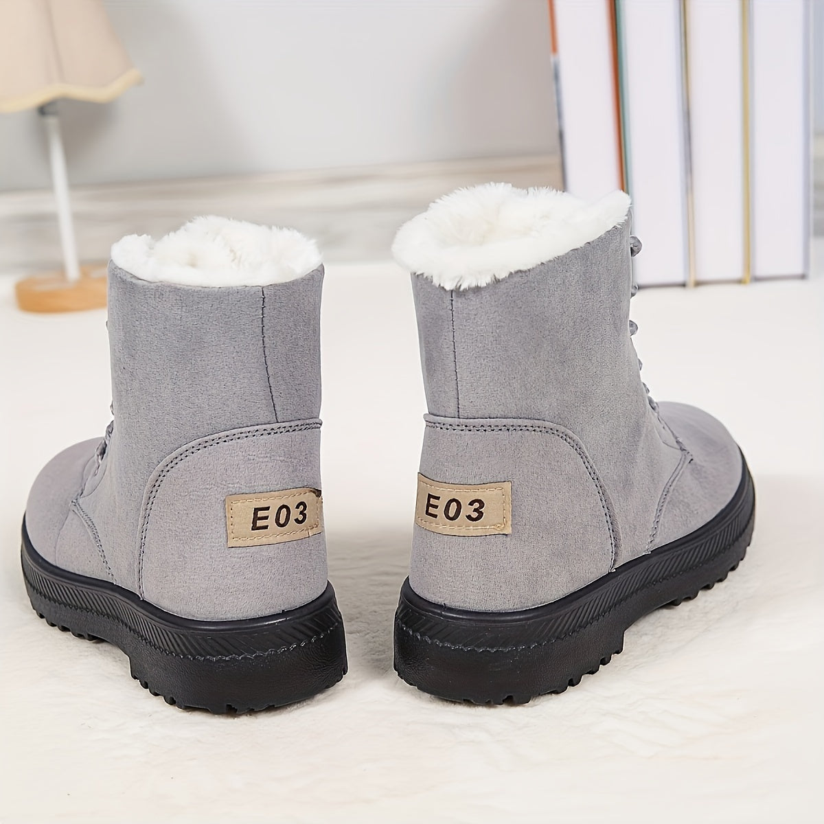 Monica | Damen-Stiefeletten mit Schnürung und weichem Futter - Wärme und sicherer Schritt