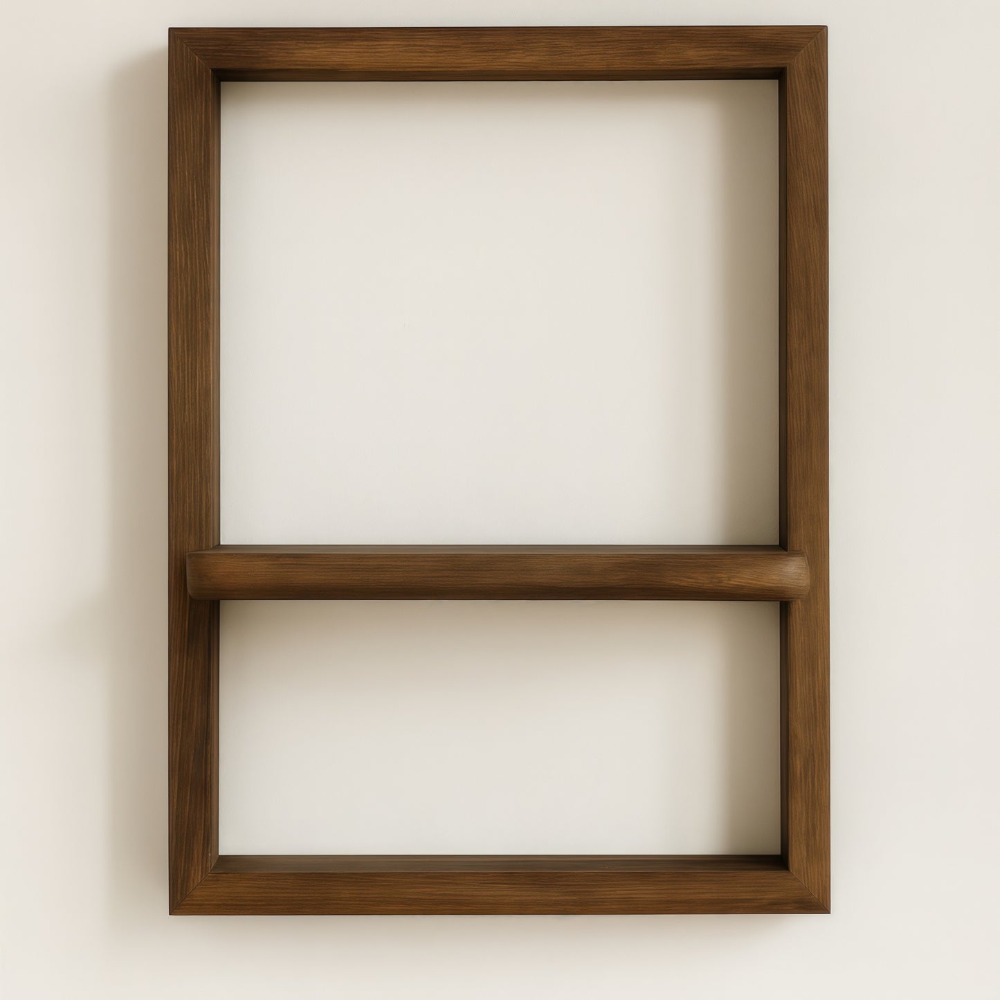 Geometric Wooden Shelf