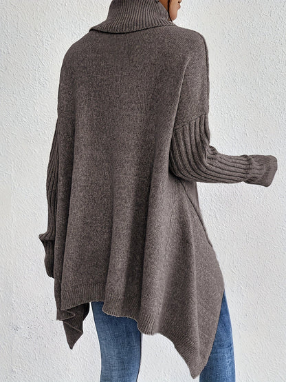Alessia | Maglione Donna Collo Alto Morbido Over - Calore Senza Sforzo