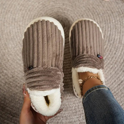 Gabriele | Unisex Lined Winter Slippers with Non-Slip Sole - Everyday Relaxation