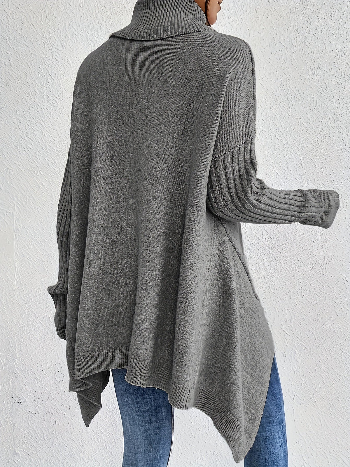 Alessia | Maglione Donna Collo Alto Morbido Over - Calore Senza Sforzo