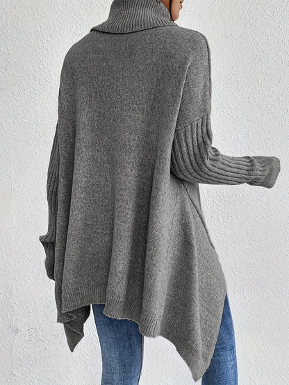 Alessia | Maglione Donna Collo Alto Morbido Over - Calore Senza Sforzo