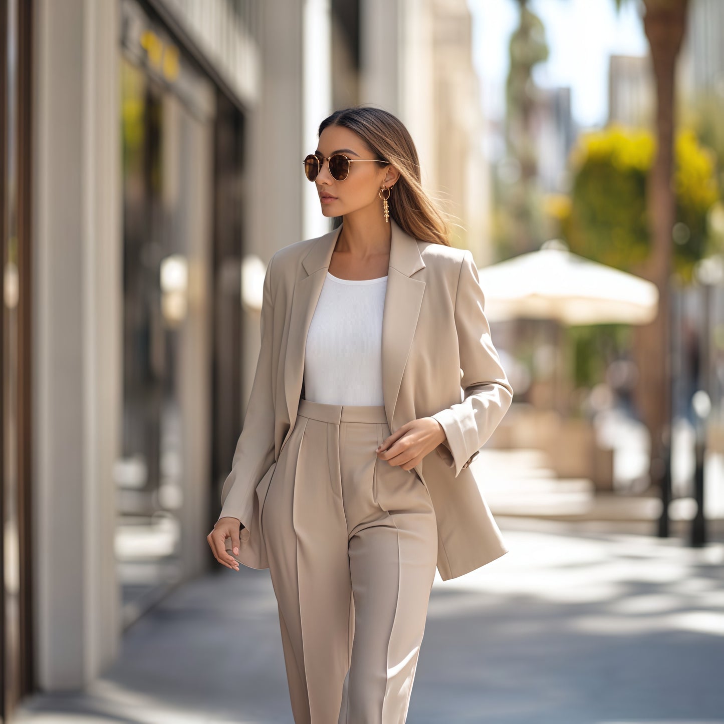 Women's Blazer Set with Versatile Design