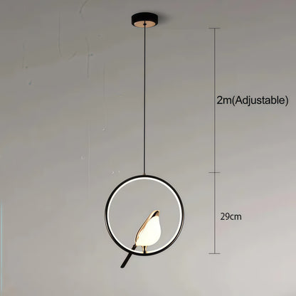 Decorative Suspension Lamp in Metal and Glass