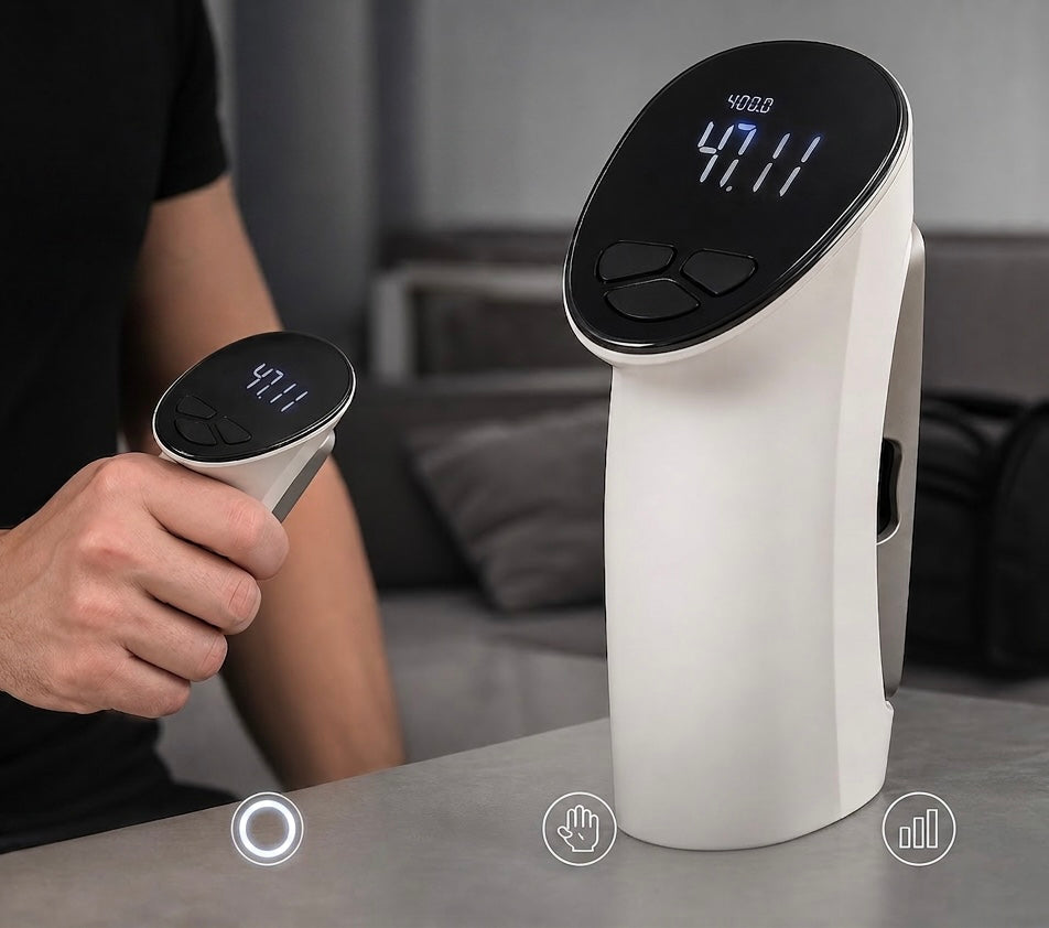 Dinamometro Elettronico | Dispositivo Digitale per Misurazione della Forza di Presa con Display LED | Allenamento Efficace per Mani Forti