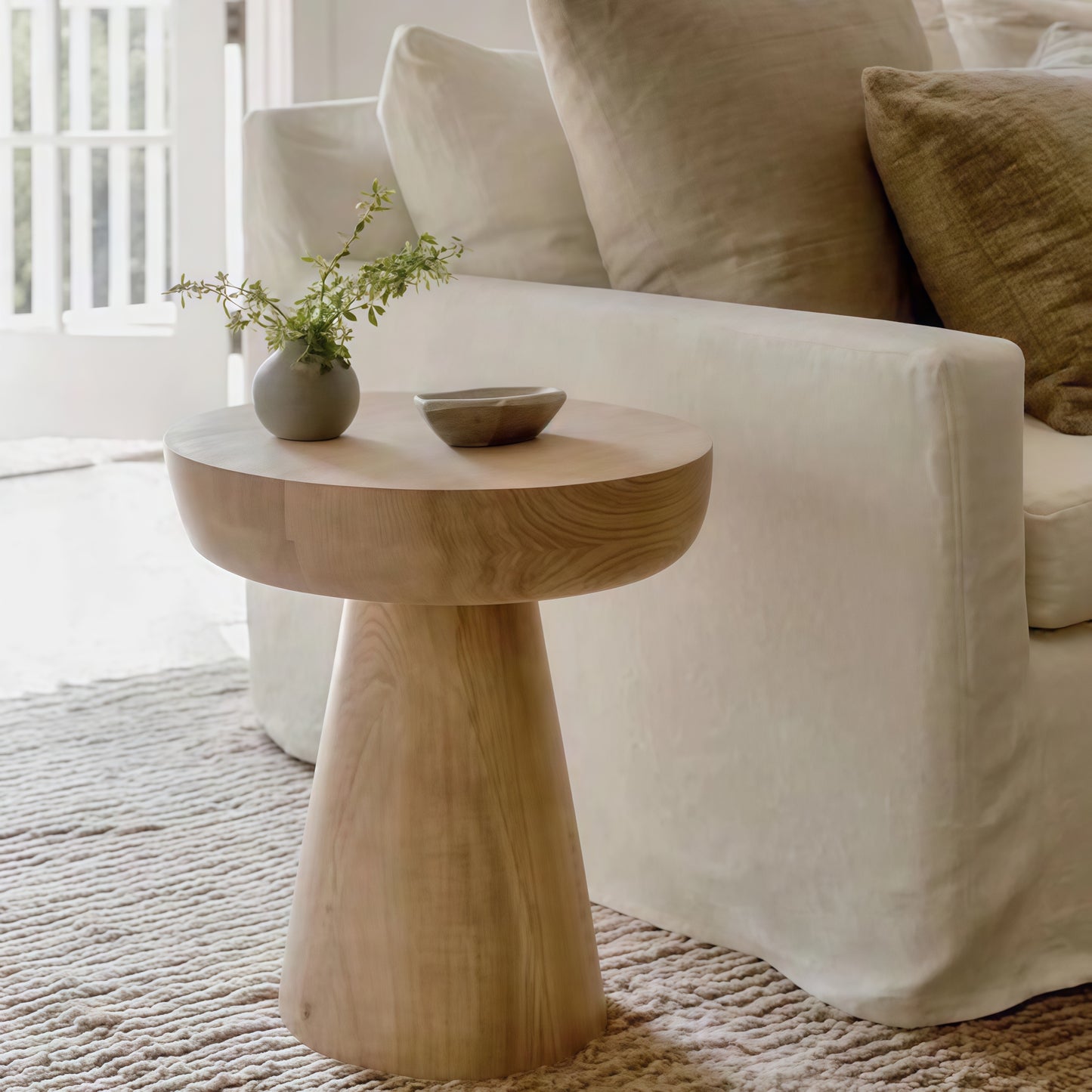 Elegant Solid Wood Coffee Table