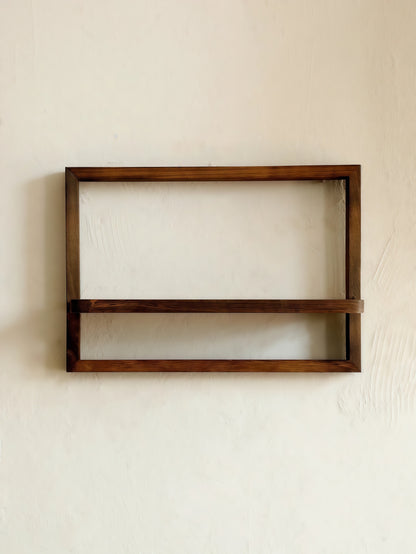 Geometric Wooden Shelf