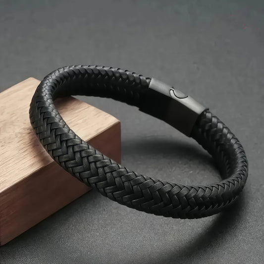 Magnetic Leather Bracelet for Men
