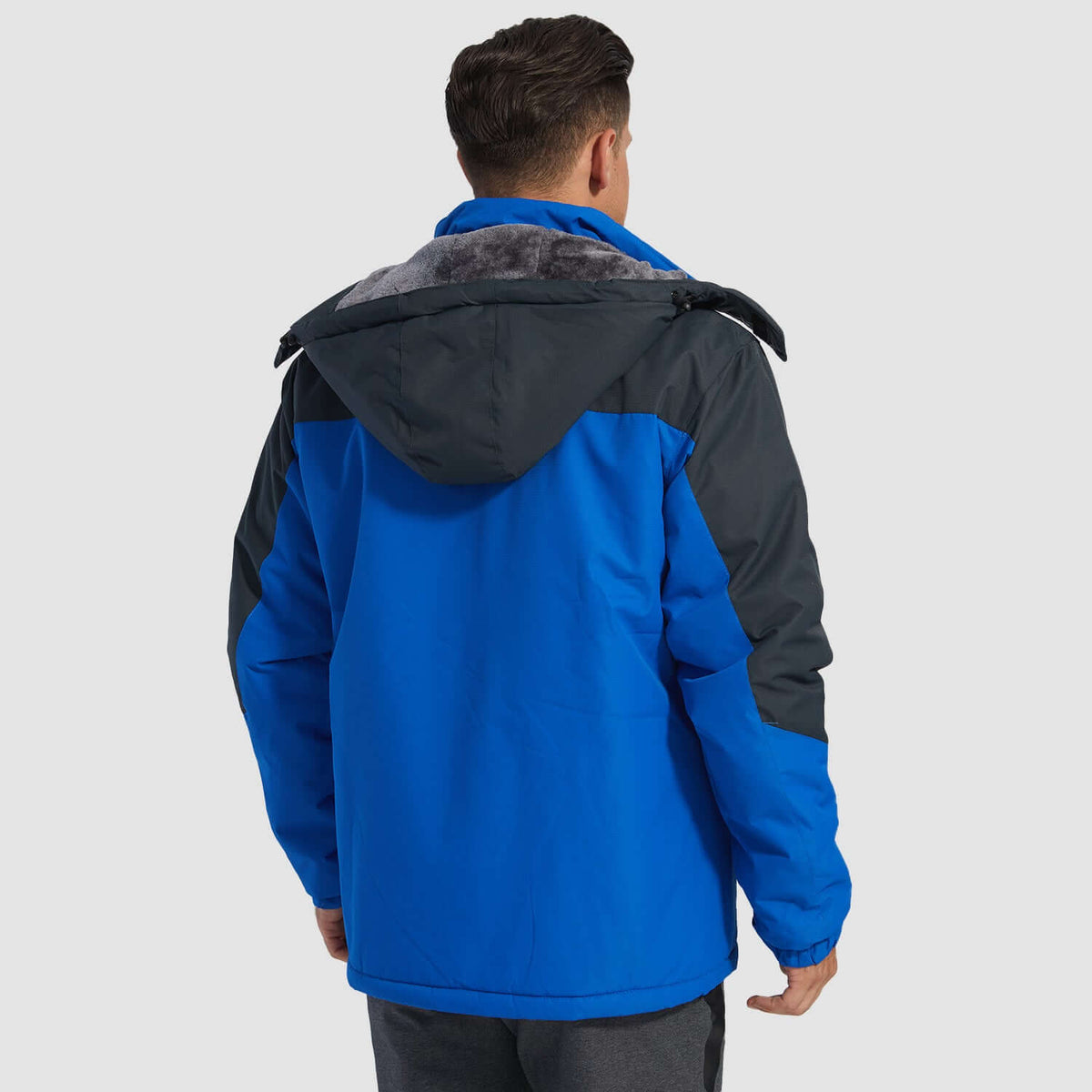 Luca | Men's Winter Jacket with Fleece Lining and Detachable Hood - Warmth and Freedom