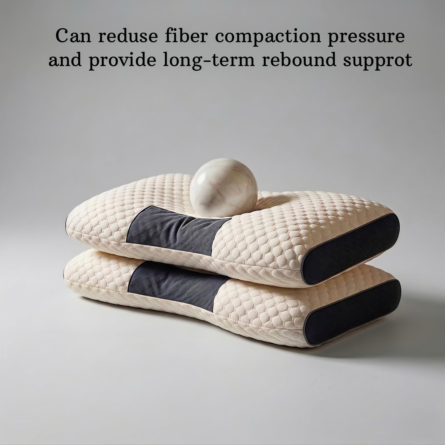 Cuscino Ortopedico Cervicale | Cuscino per la Cervicale con Funzione Massaggio | Supporto Ergonomico per un Riposo Ristoratore