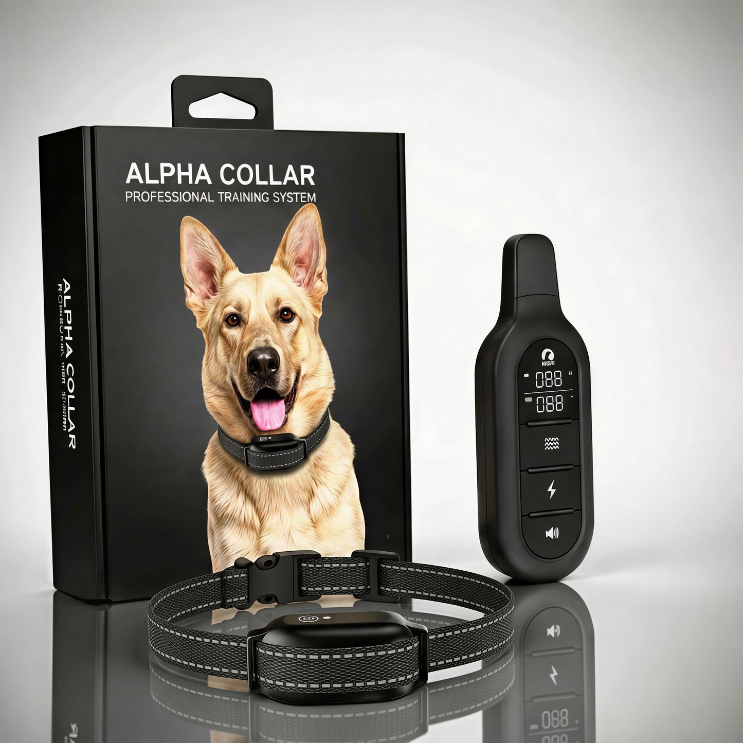 Collare Elettrico per Cani con Telecomando Impermeabile e 16 Livelli di Shock per Addestramento Efficace fino a 1000m
