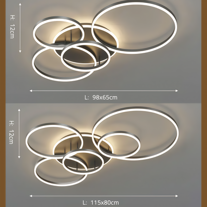 LED Ceiling Light with Remote Control