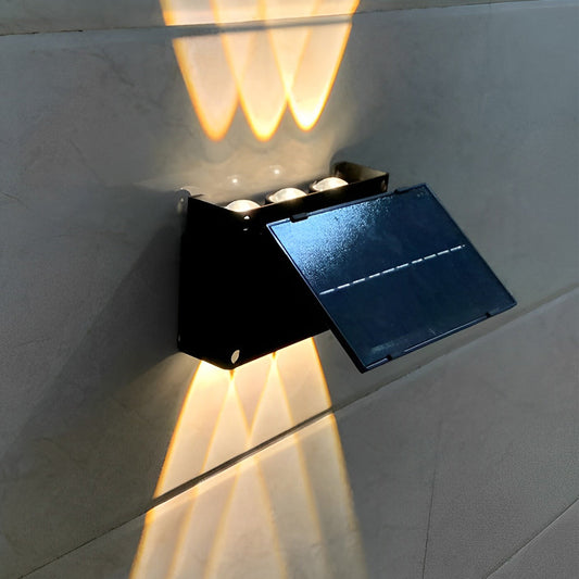 LED Solar Wall Lamp for Outdoors with Modern Design