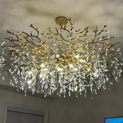 Modern Adjustable Crystal Chandelier