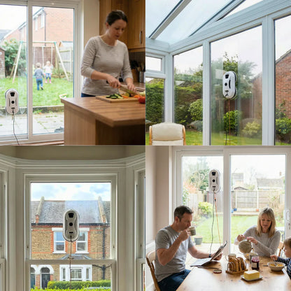 Automatic Window Cleaning Robot with Safe Suction | Streak-Free Results for Perfect Glass