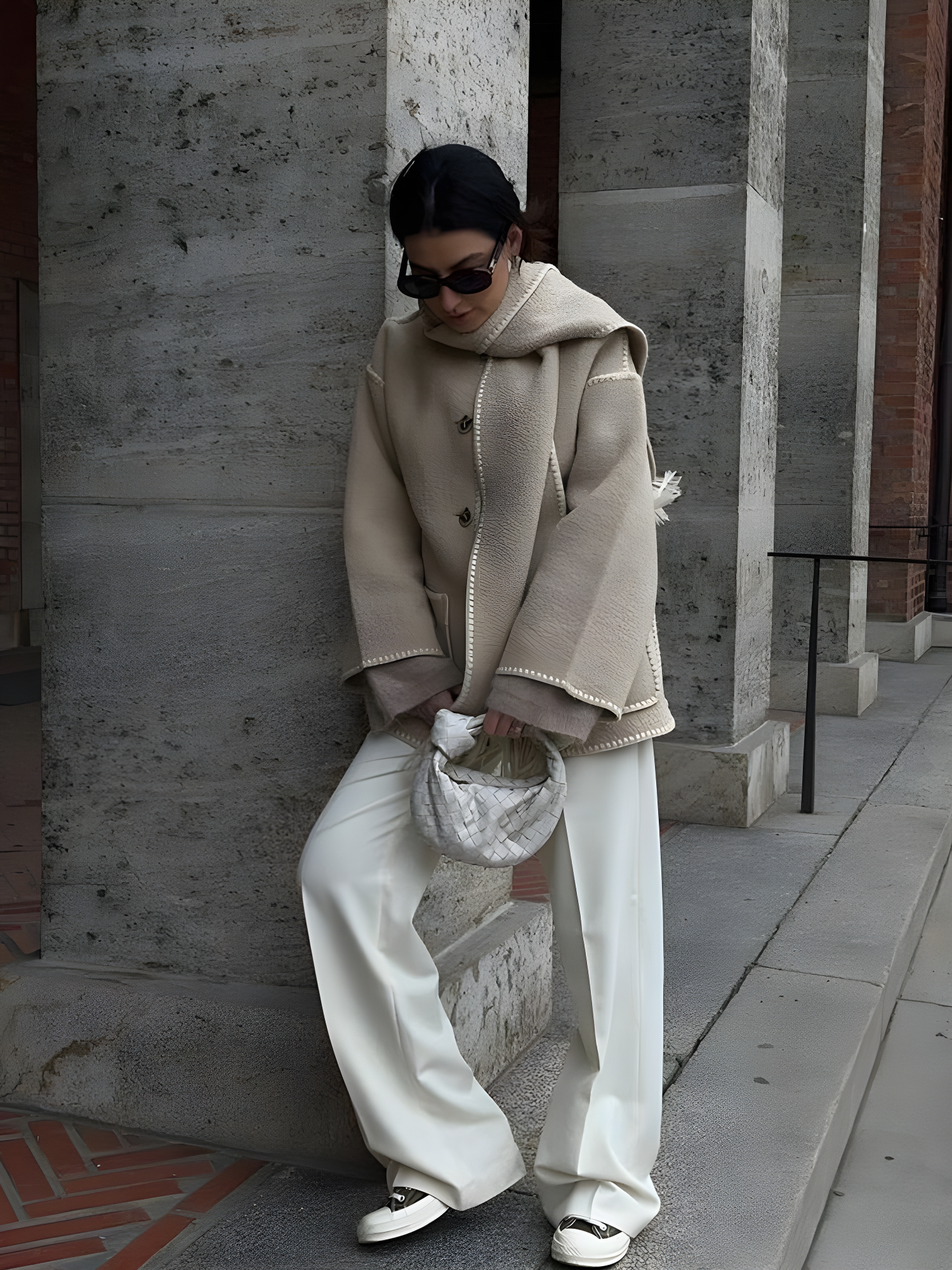 Women's Winter Jacket with Scarf