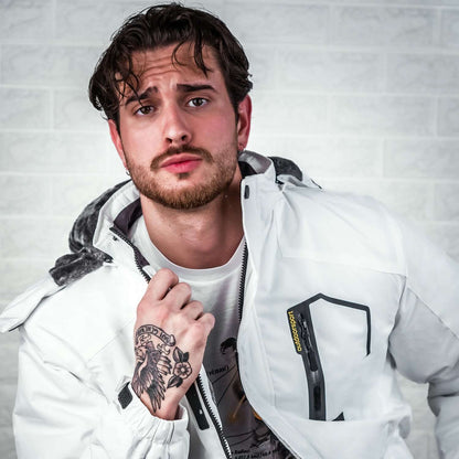 Luca | Men's Winter Jacket with Fleece Lining and Detachable Hood - Warmth and Freedom