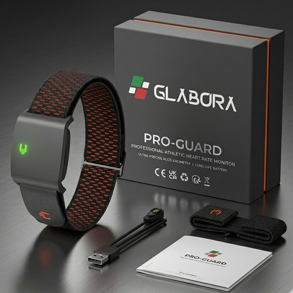 Cardiofrequenzimetro da Braccio con Sensore Ottico e Bluetooth 5.0 | Monitoraggio Preciso della Frequenza Cardiaca per Fitness e Ciclismo