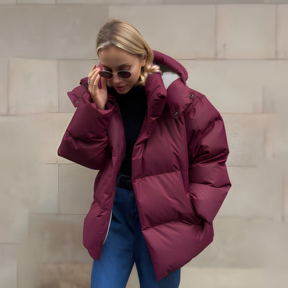 Women's Winter Down Jacket with Hood