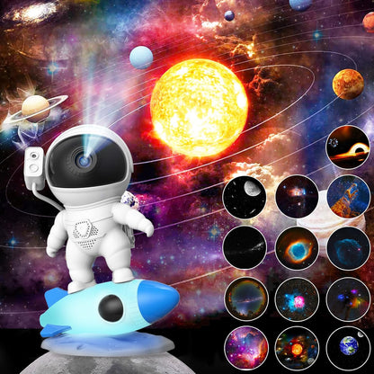 Astronaut | Galactic Projection Light with Bluetooth Audio | Magical Atmosphere for Rooms and Relaxation