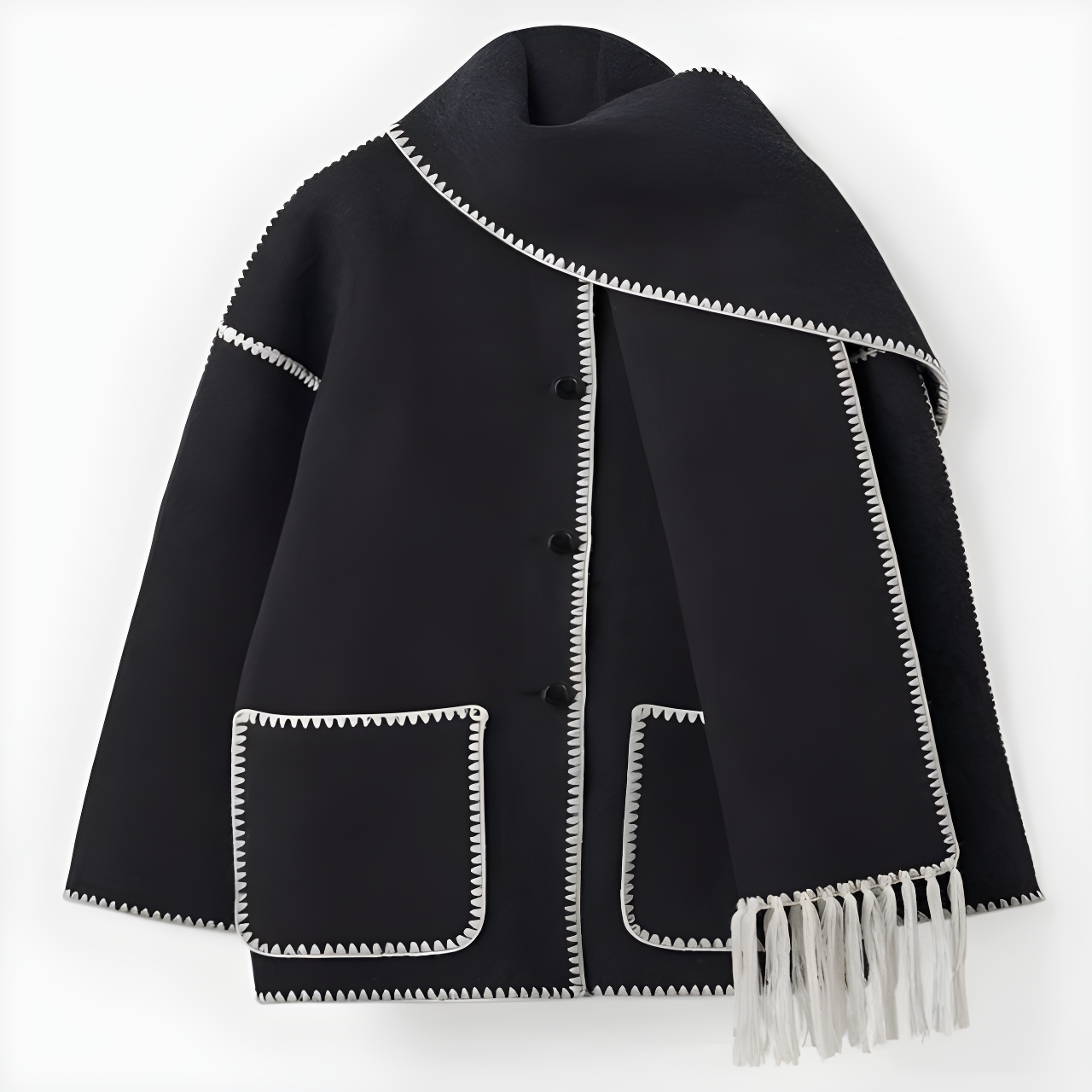 Women's Winter Jacket with Scarf