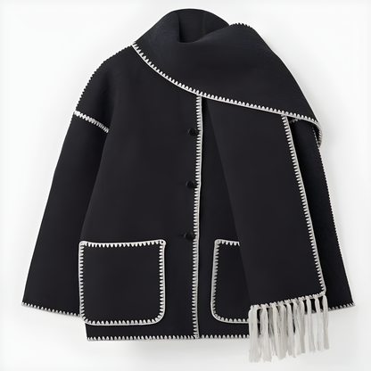 Women's Winter Jacket with Scarf