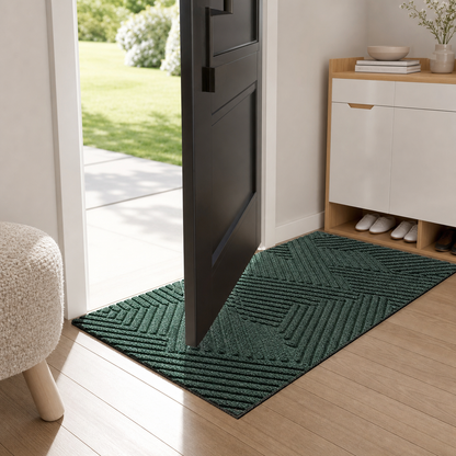 Non-slip Outdoor Doormat with Modern Design | Entrance Rug for Always Clean Spaces