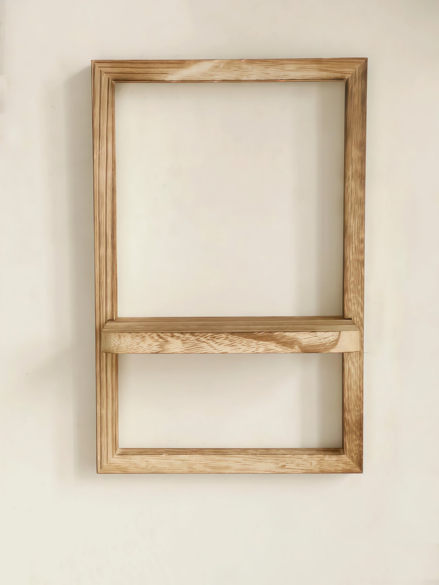 Geometric Wooden Shelf