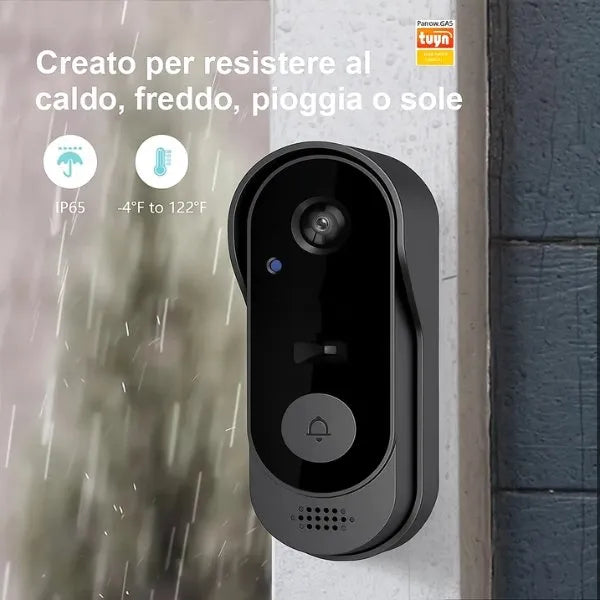 Smart Video Doorbell | Wireless HD with Motion Detection | Two-Way Communication for Home Security