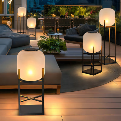 Waterproof Steel Outdoor Floor Lamp