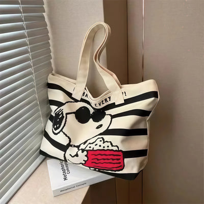 Borsa Tela Snoopy per Studentesse