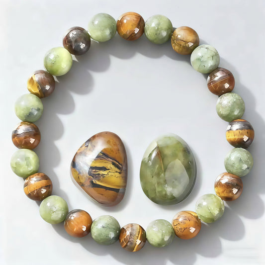 Men's Bracelet with Natural Stones