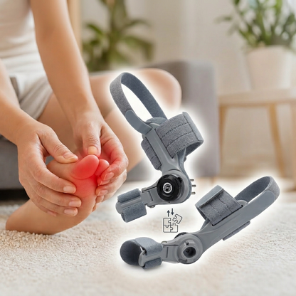 HalluxHelper | Correttore Dita dei Piedi Flessibile con Supporto Comfort | Soluzione Ideale per Allineamento Alluce Valgo