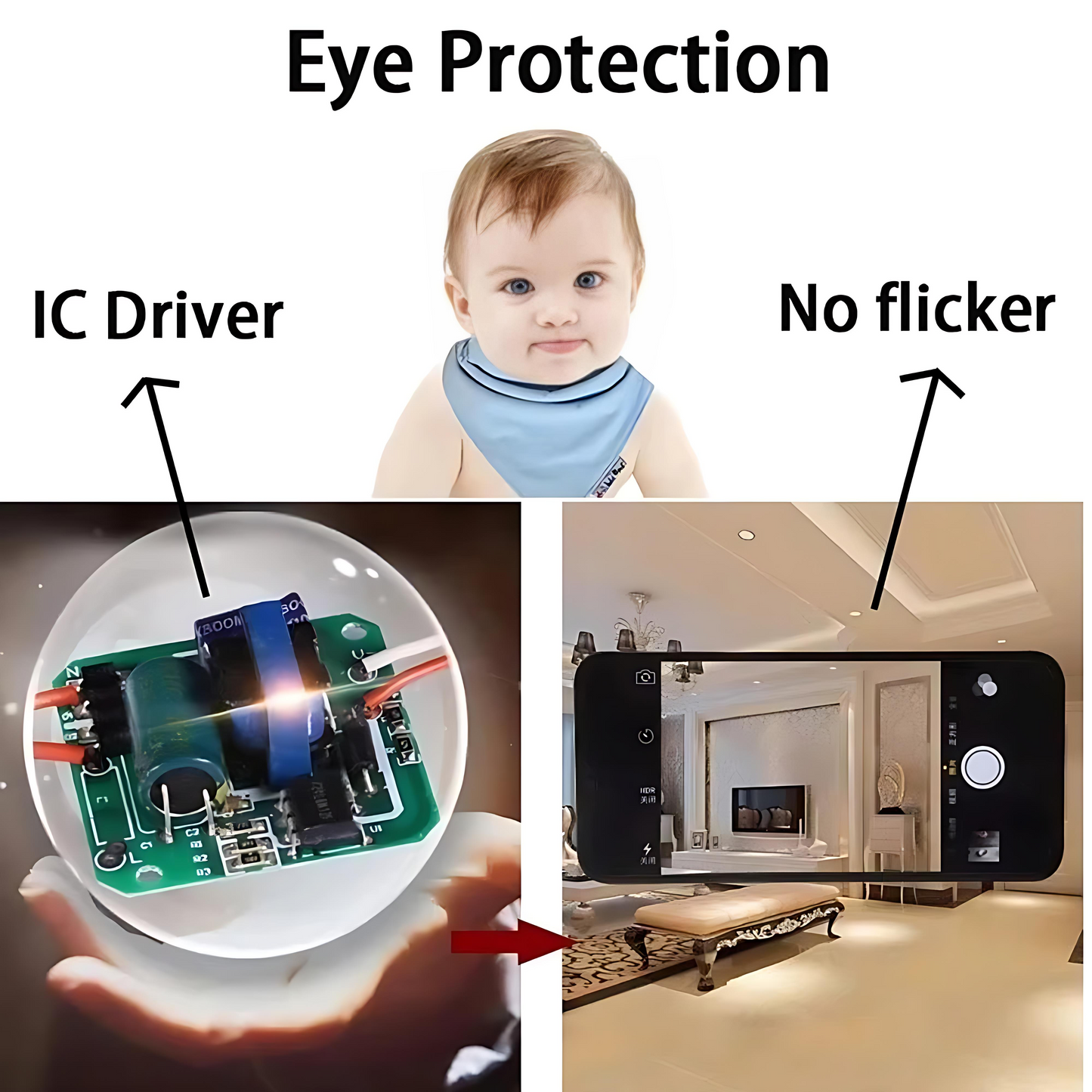 LED Bulb E27 UFO Design