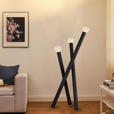 Floor Lamp with 3 Lights Nordic Minimalist Style