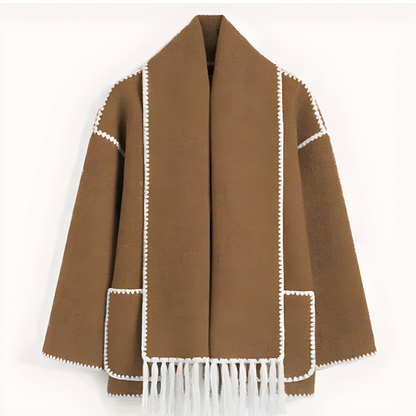 Women's Winter Jacket with Scarf