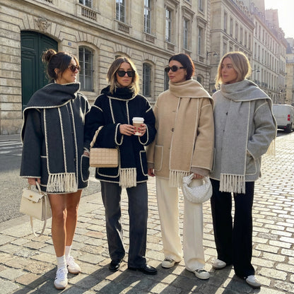 Women's Winter Jacket with Scarf