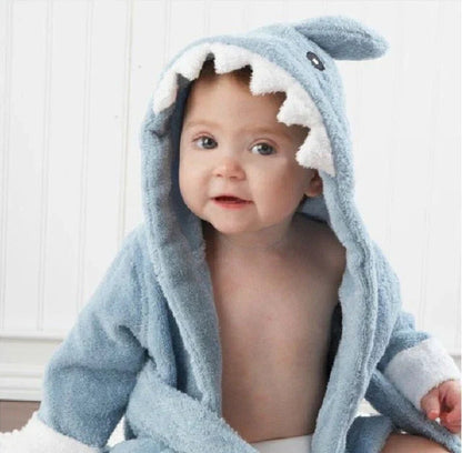 Accappatoio per Bambini in Cotone Morbido con Design di Animali | Comfort e Calore dopo il Bagno 0