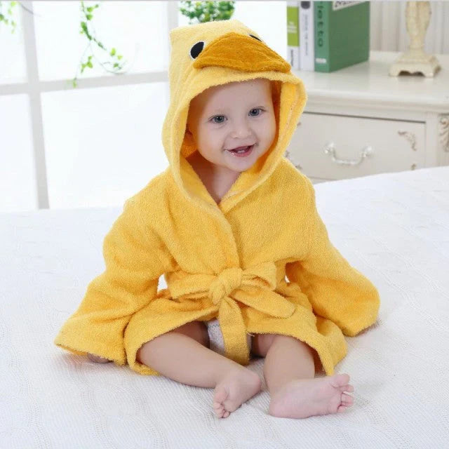 Accappatoio per Bambini in Cotone Morbido con Design di Animali | Comfort e Calore dopo il Bagno 10