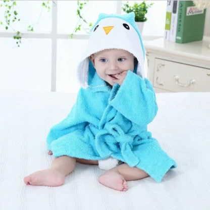 Accappatoio per Bambini in Cotone Morbido con Design di Animali | Comfort e Calore dopo il Bagno 2